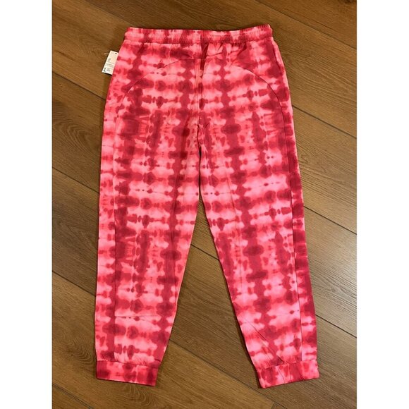 Lands' End NWT Kids Dark Berry Tie Dye Lightweight Joggers Bottoms Pants Size XL - Picture 9 of 9